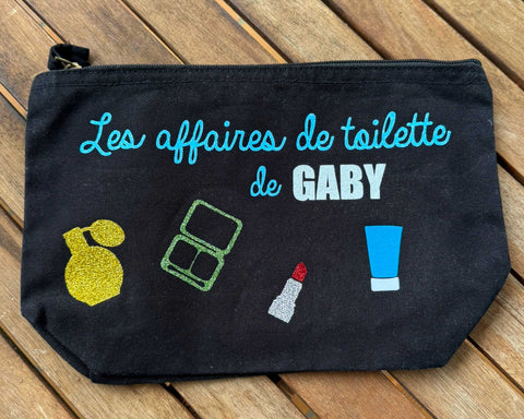 Trousse de toilette "Parfum et maquillage"