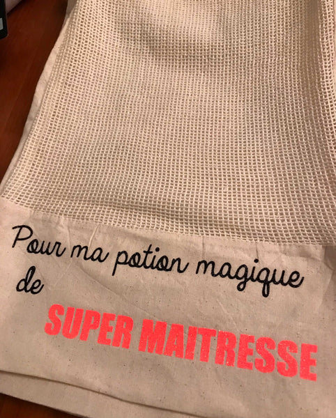 Sac filet "Pour ma potion magique"