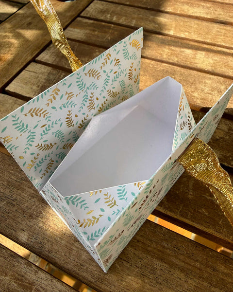 Patron de boîte sac triangle