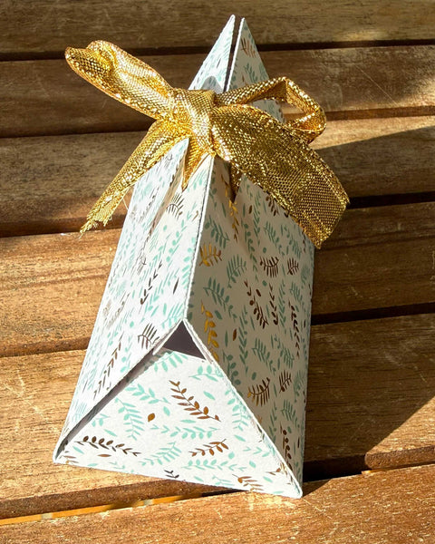 Patron de boîte sac triangle