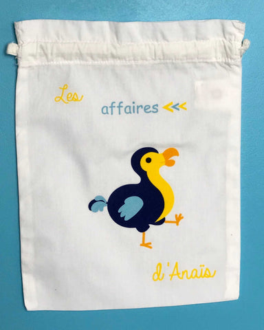 Pochon "Dodo en promenade"