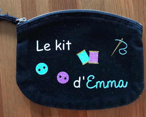 Trousse plate  "Kit de couture"