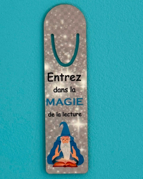 Marque-page "Entrez dans la magie - sorcier"