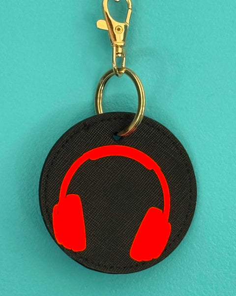 Porte-clé "Casque musique"