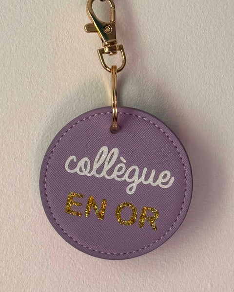 Porte-clé "Collègue en Or"
