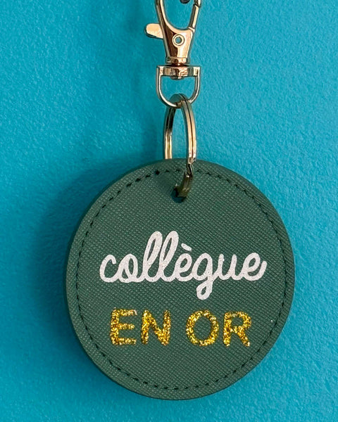 Porte-clé "Collègue en Or"