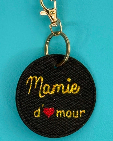 Porte-clé "Mamie d'amour"